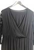 Picture of BLACK DRESS LACE SLEEVE